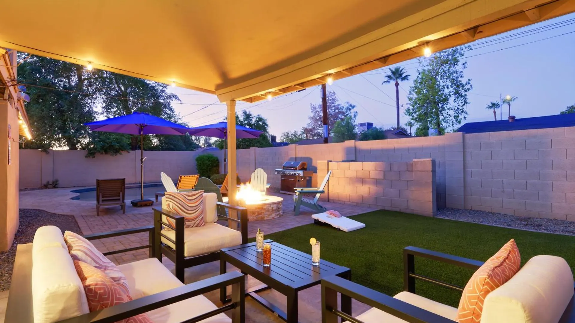 Old Town Saguaro - Private Pool, Fire Pit & Games Villa Scottsdale